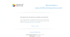 Desktop Screenshot of confeccionesaventura.com